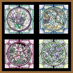 BFC1756 Stained Glass Circles and Frames - Part 2