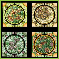 BFC1765 Stained Glass Circles and Frames - Part 3