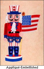 BFC1770 Split Patriotic Nutcracker