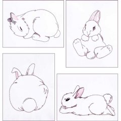 BFC1799 Cute Bunnies Funset