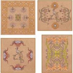 BFC1816 Art Nouveau Quilting Elements