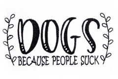 BFC1846 Dog Quote Fun Set