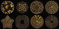 BFC1853 Metallic Mandalas