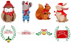 BFC1873 Christmas Wildlife