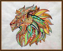 BFC1905 Ethnic Tribal Lion