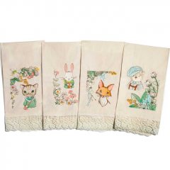 BFC1932 Baby Animals with Flowers