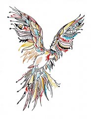 BFC1936 Large Decorative Parrot