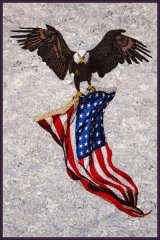 BFC2078 Large Patriotic Eagle No.2