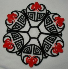 BFC0224 Lace Doily Oriental Fantasy