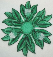 BFC0225 Lace Doily Daisy