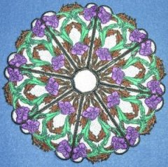 BFC0229 Lace Doily Art Nouveau