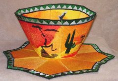 BFC0245 Scenic Bowl-Kokopelli