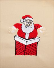 Santa ate too much!