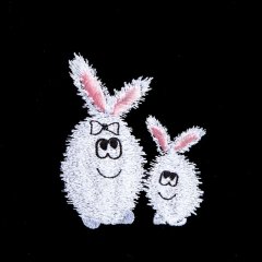 Fluffy White Bunnies
