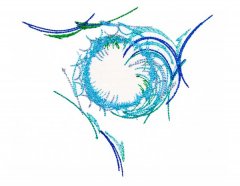 BFC31547 Fractal in Blues