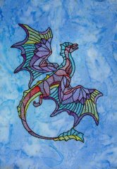 BFC31685 Stained Glass Dragon No.2