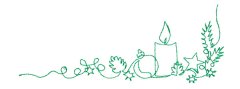 BFC31776 Christmas Candles and Ornaments Edge to Edge Border