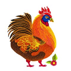 BFC31876 Colorful Rooster