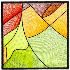 BFC31884 Stained Glass Quilt Block 3