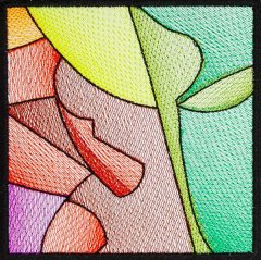 BFC31898 Stained Glass Quilt Block 5