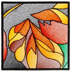BFC31921 Stained Glass Quilt  Block 22