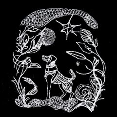 BFC31974 A Dog and the Moon
