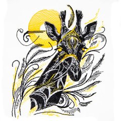 BFC32242 Tribal Giraffe