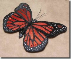 BFC0377 Lace Sculpture 3D Butterflies