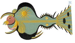 RMG3878 monster fish, plate 185