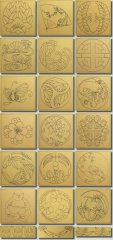 BFC1554  Oriental Quiltables