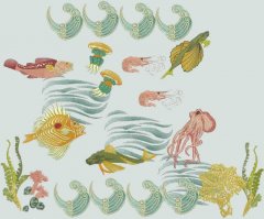 BFC0459 Art Nouveau - Underwater