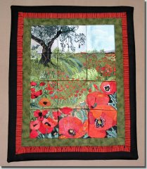 BFC0496 Window - Poppy Fields