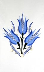 BFC0577 Iznik Pottery Florals 11