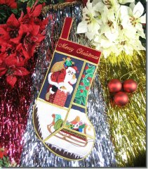 BFC0583 Quilt in the Hoop Christmas Stocking I