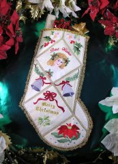 BFC0592 Quilt in the Hoop Christmas Stocking II