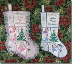 BFC0604 Quilt in the Hoop Christmas Stocking IV