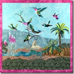 BFC0684 Hummingbird Fantasy Garden