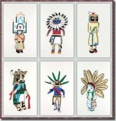 BFC0690 Southwestern Kachina Dolls