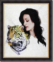 BFC0747 Large Lady and Jaguar
