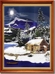 BFC0783 Window - Four Seasons - Winter Peace