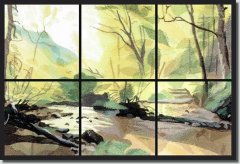 BFC0784 Window - Forest Dawn