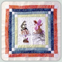 BFC0806 Block 8 of 12 Fairy Land Quilt - The Fairy and the Frog