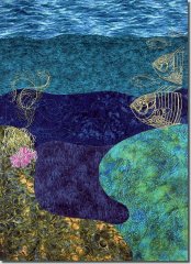 BFC0867 Art Quilt - Undersea Fantasy - Background