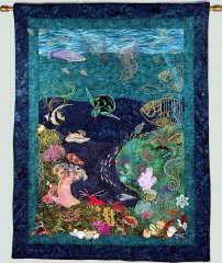 Art Quilt - Undersea Fantasy