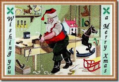 BFC0880 Window-Santa's Workshop II