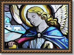 BFC0883 Stained Glass Angel