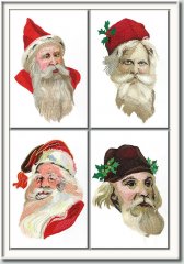 BFC0913 Four Santas