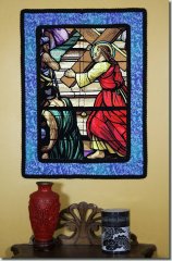 BFC0938 Stained Glass - The Road to Golgotha