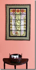 BFC0942 QIH or Regular Stained Glass Graceful Vase