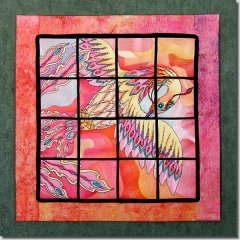 BFC0967  Ching Chou's QIH/Regular Stained Glass-Fantasy Phoenix